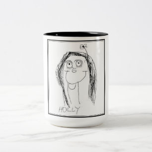 Your Child's Drawing - Mother's Day Gift Two-Tone Coffee Mug