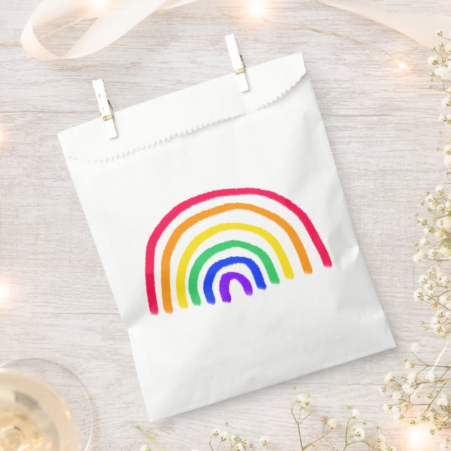 Your Child's Own Artwork | Upload Kids Drawing Favour Bag (Clipped)