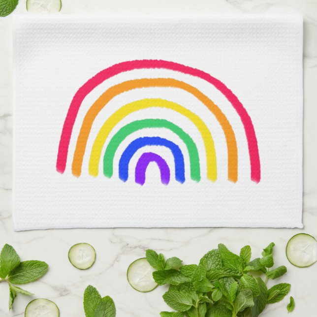 Your Child's Own Artwork | Upload Kids Drawing Kitchen Towel (Folded)
