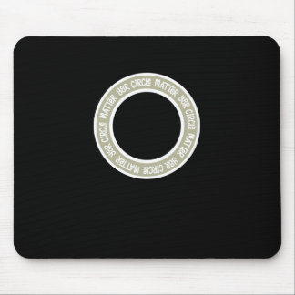 Your Circle Sticker Mouse Pad