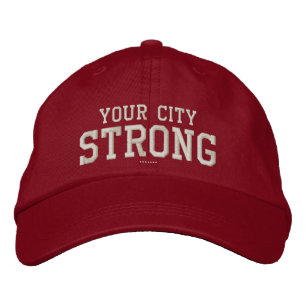 Your City STRONG Personalizable Your Own Embroidered Hat