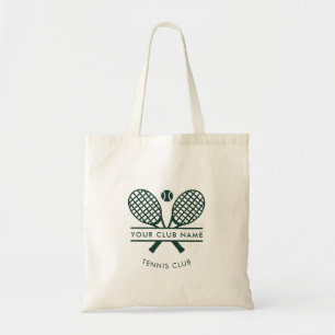 Your Club Name Tennis Icons Players Swag Green Tote Bag
