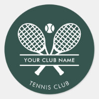 Your Club Name Tennis Sports Green Any Colour