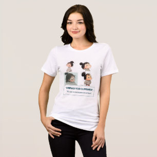 your clumsiness is part of what makes you unique Tri-Blend shirt