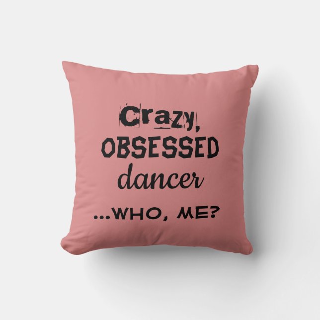 Your Colour Dance Pillow Crazy Dancer Home Decor (Front)