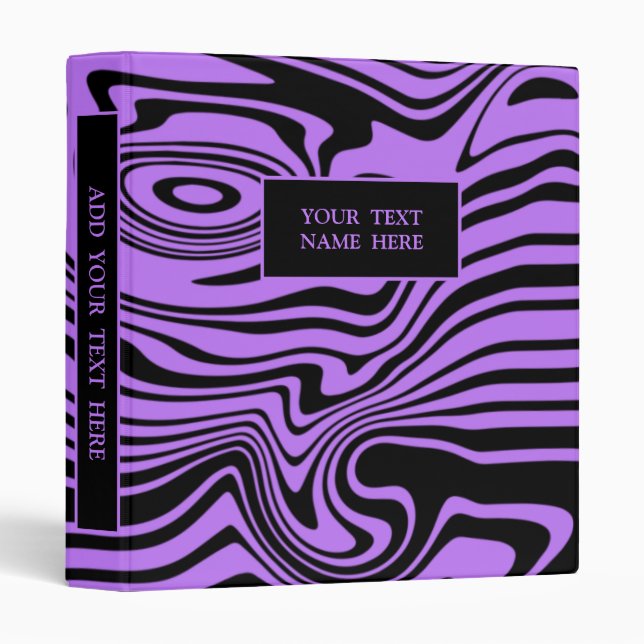 Your Colours Personalized Binder with Your Text (Front/Spine)