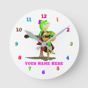 Your Colours ,Text and Font Clock - Frog Guitarist