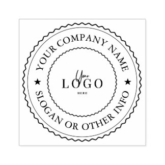Your Company Business Logo Custom Rubber Stamp