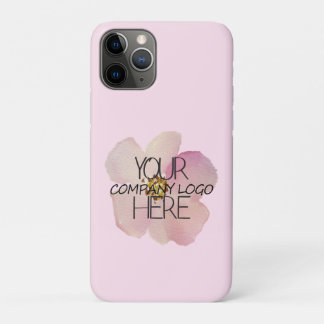 Your Company Business on Pink Vertical iPhone 11 Pro Case