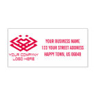 Your Company Logo Address Self-inking Stamp