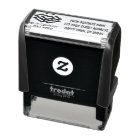 Your Company Logo Address Self-inking Stamp