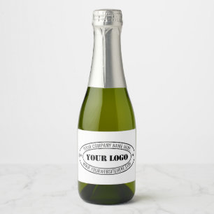 Your Company Logo and Custom Text Bottle Labels