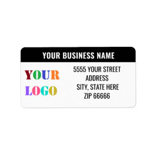 Your Company Logo and Name Address Labels Template
