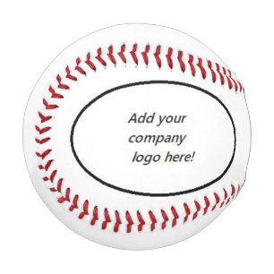 Your Company Logo Branding Name Custom Print Baseball