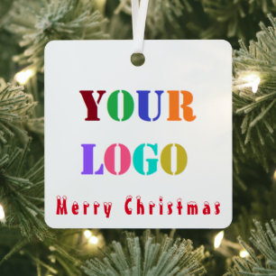 Your Company Logo Business Christmas Ornament Gift