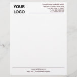 Your Company Logo Business Letterhead Choose Colou<br><div class="desc">Custom Colours and Font - Personalized Your Business Office Letterhead with Logo - Add Your Logo - Image or QR Code - Photo / Business Name - Company / Address - Contact Information / more - Resize and move or remove and add elements / image with Customization tool. Choose fonts...</div>