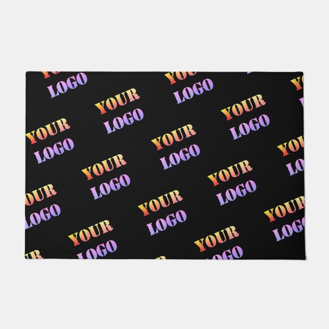 Your Company Logo Business Personalized Doormat (Front)