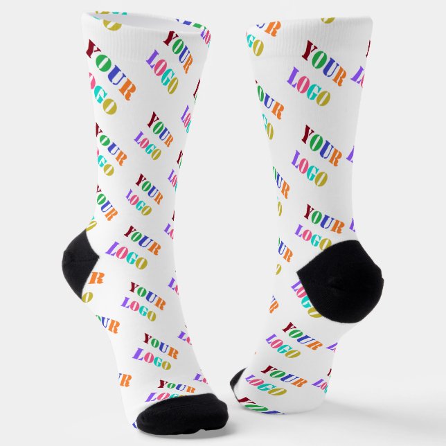 Your Company Logo Business Promotional Gift Socks (Angled)