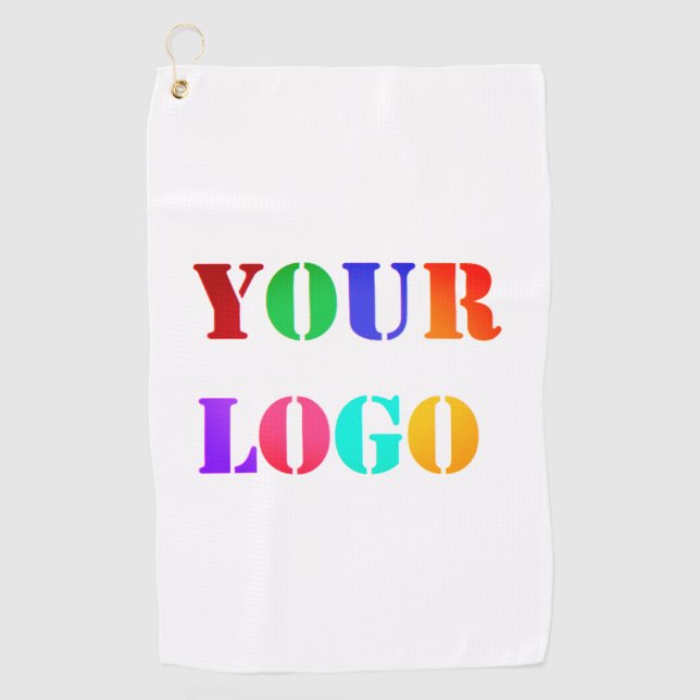 Your Company Logo Business Promotional Golf Towel (Front)