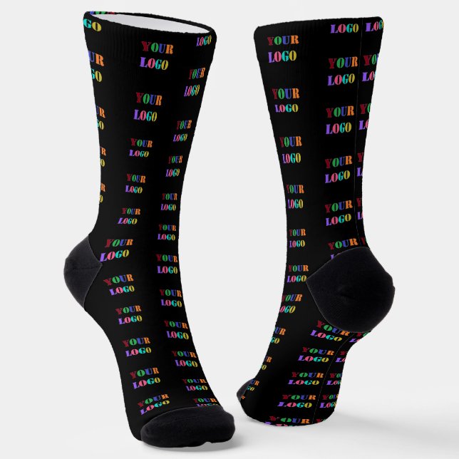 Your Company Logo Business Promotional Socks (Angled)