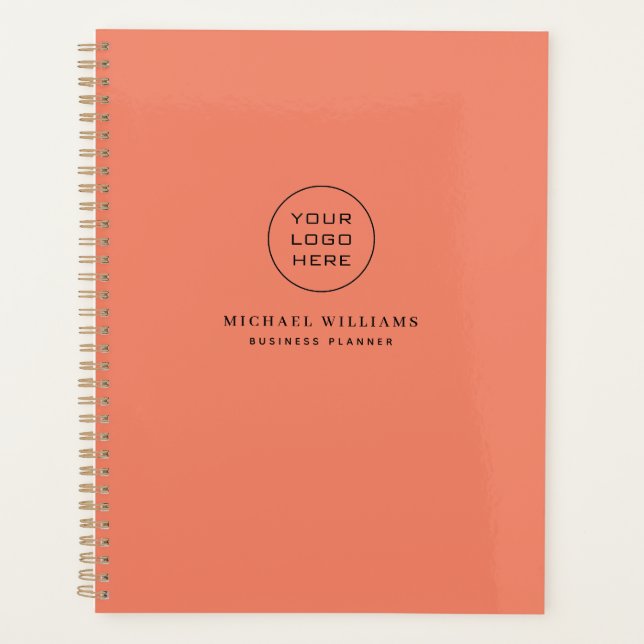 Your Company Logo Custom Business Planner (Front)
