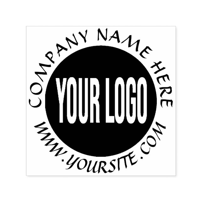Your Company Logo Custom Self-inking Stamp (Design)