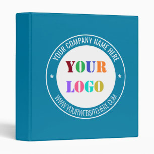 Your Company Logo Custom Text and Colours Binder