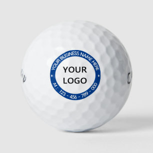 Your Company Logo Custom Text Business Golf Balls