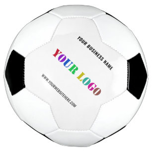 Your Company Logo Custom Text Soccer Ball Template