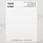 Your Company Logo Name Address Colours Letterhead<br><div class="desc">Choose Colours - Simple Personalized Modern Design Your Business Office Letterhead with Logo - Add Your Logo - Image / Address and Contact Information / Name - Company or Slogan - Tagline / more - Resize and move or remove and add elements - image / text with customization tool. Choose...</div>