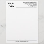 Your Company Logo Name Address Info Letterhead<br><div class="desc">Custom Colours and Font - Your Business Office Letterhead with Logo - Add Your Logo - Image / Business Name - Company / Address - Contact Information / more - Resize and move or remove and add elements / image / text with Customization tool. Choose font / size / colours...</div>