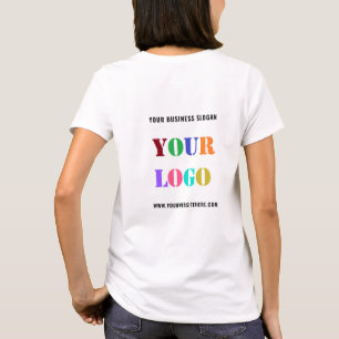 Your Company Logo Name Website T-Shirt Template