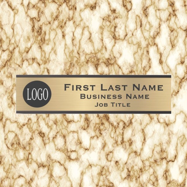 Your Company Logo Office Door Sign Gold Look (Creator Uploaded)