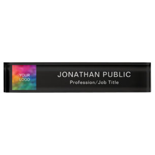 Your Company Logo Or Photo Here Custom Template Nameplate