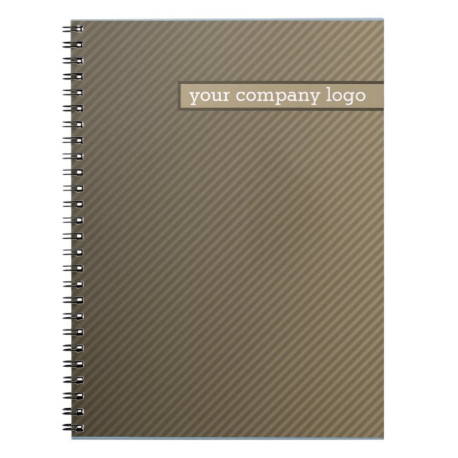 YOUR COMPANY LOGO,personalized,add your text Notebook (Front)