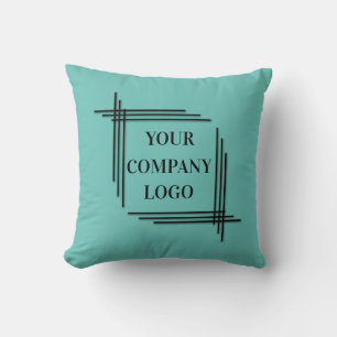 YOUR COMPANY LOGO,personalized,add your text Throw Pillow