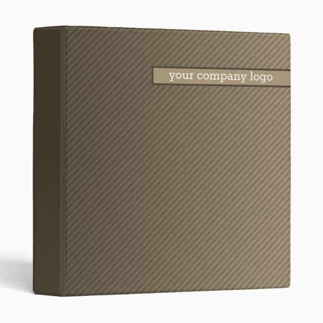 YOUR COMPANY LOGO,personalized Binder (Front/Spine)