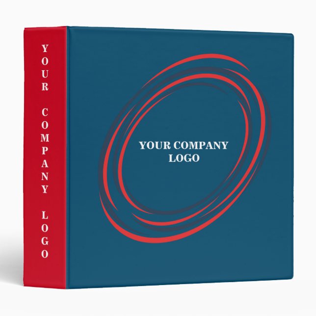 YOUR COMPANY LOGO,personalized Binder (Front/Spine)