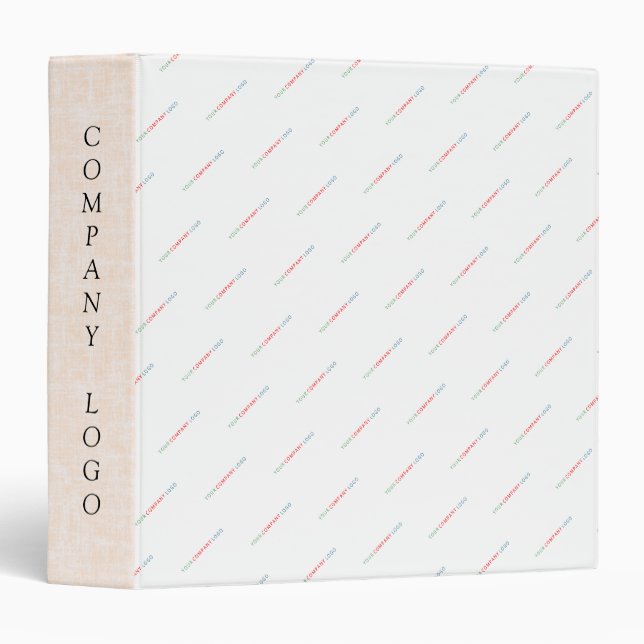 your company logo personalized  binder (Front/Spine)