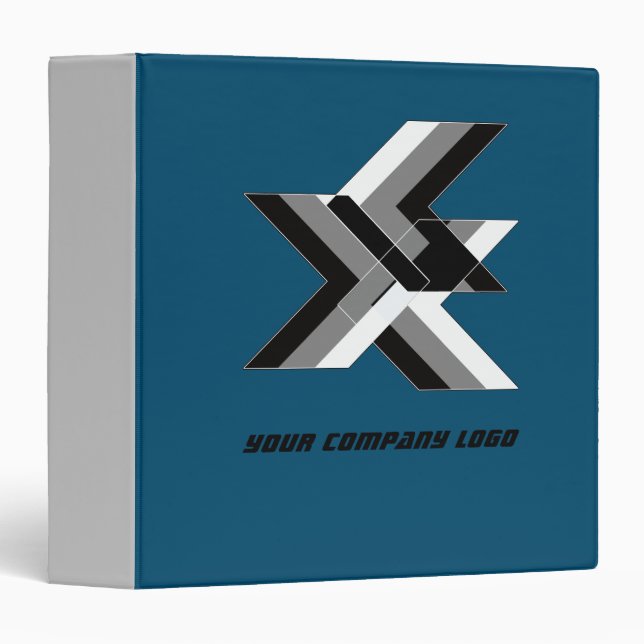 YOUR COMPANY LOGO,personalized Binder (Front/Spine)