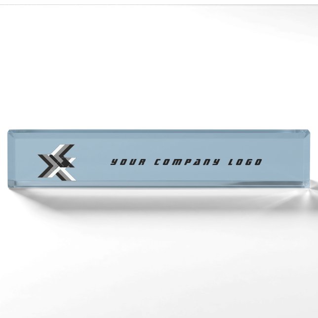 YOUR COMPANY LOGO,personalized Nameplate (Front)