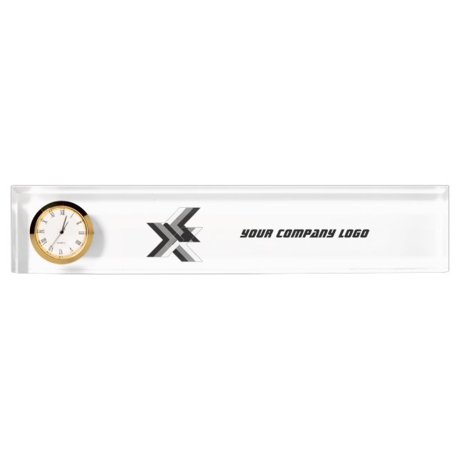 YOUR COMPANY LOGO,personalized Nameplate (Front)