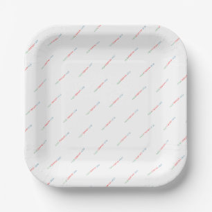 your company logo personalized  paper plate
