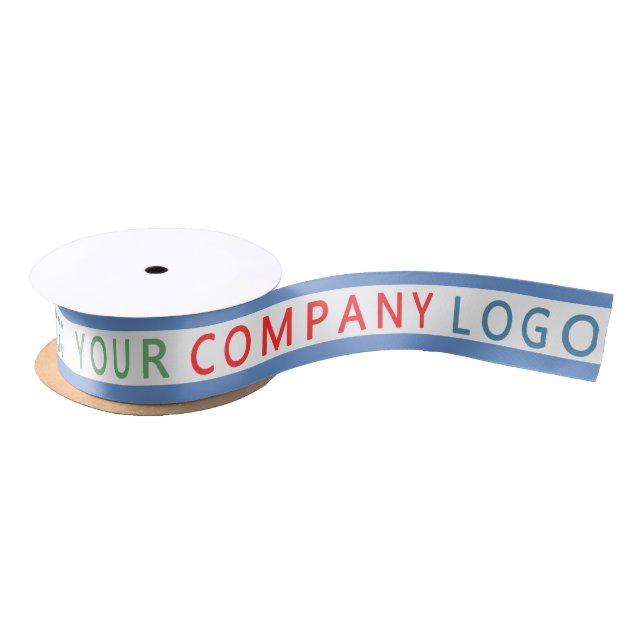 your company logo personalized   satin ribbon (Spool)