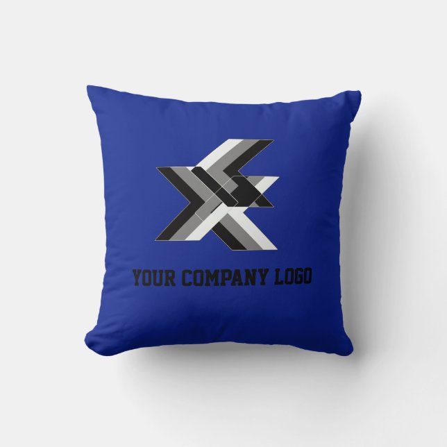 YOUR COMPANY LOGO,personalized Throw Pillow (Front)