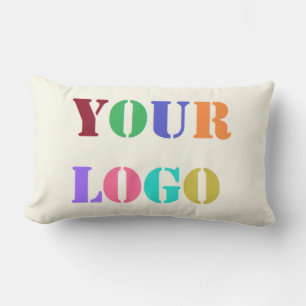 Your Company Logo Photo Business Throw Pillow