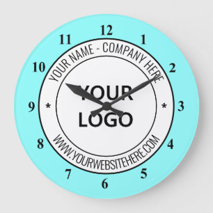 Your Company Logo Text Business Promotional Clock
