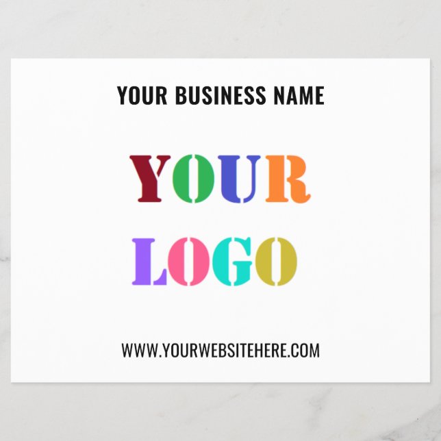 Your Company Logo Text Business Promotional Flyer (Front)