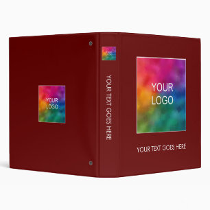 Your Company Logo Text Here Trendy Promotional Binder