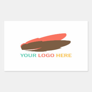 Your company or business logo large promotional sticker